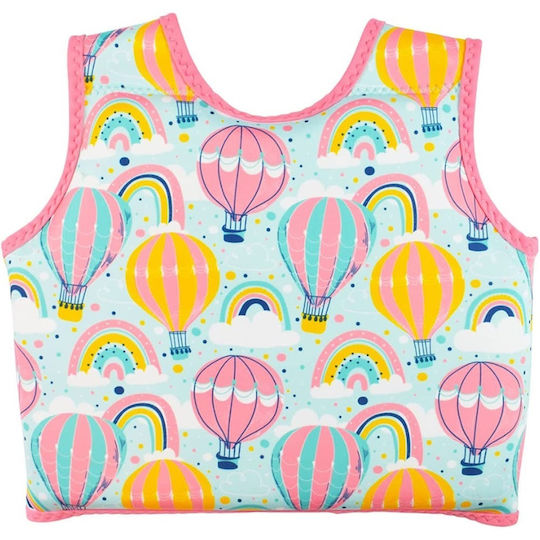 Splash About Vestă de Înot pentru Copii Veste de salvare pentru copii Roz Over the Rainbow