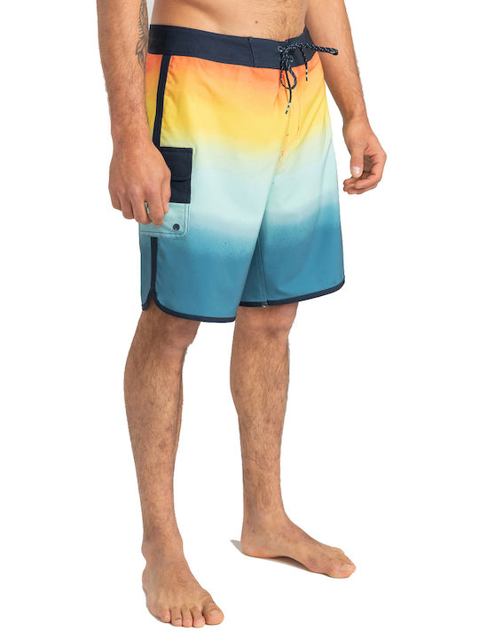 73 Fade Pro Herren Badebekleidung Bermuda Mehrfarbig mit Mustern