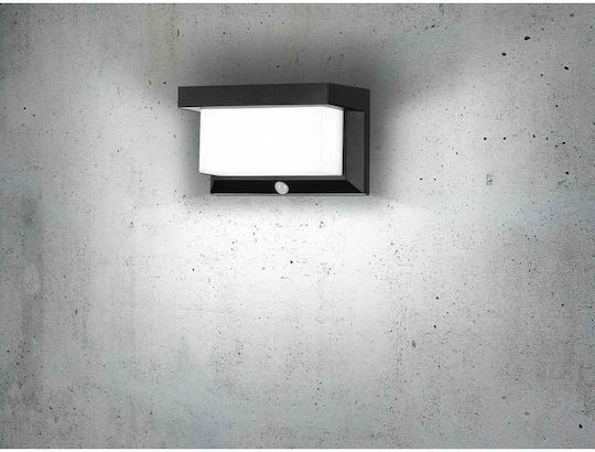 Eglo Utrera Wall Mounted Solar Light 800lm Natural White 4000K with Motion Sensor and Photocell IP44 20x12x9cm