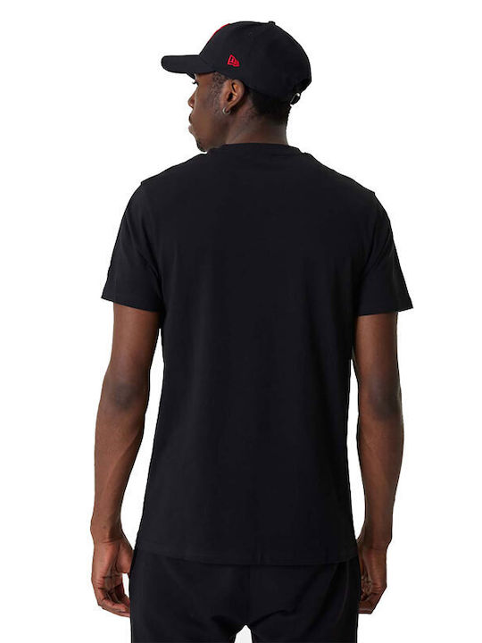 New Era Chicago Sky Bărbați T-shirt Sportiv cu Mânecă Scurtă Negru