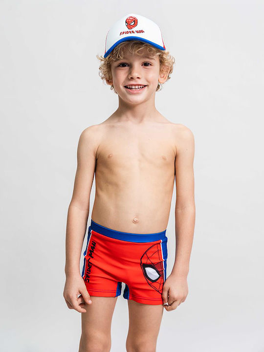 Cerda Spiderman Kids Swimwear Red Shorts