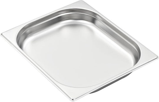 vidaXL Stainless Steel Gastronorm GN1/2 H40mm 8τμχ