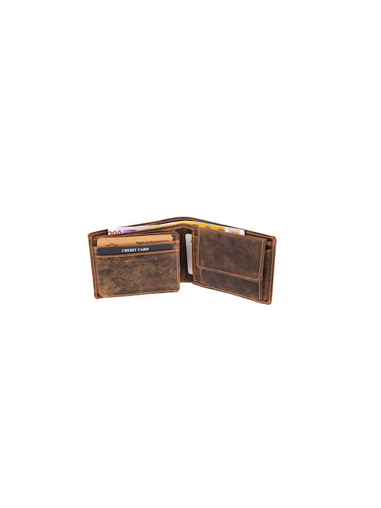 Fetiche Leather 10-926 Men's Leather Wallet Brown