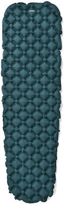 Meteor 2in1 Mattress Aufblasbar Einzeln Camping-Unterlage 190x56cm Dicke 5.5cm in Blau Farbe