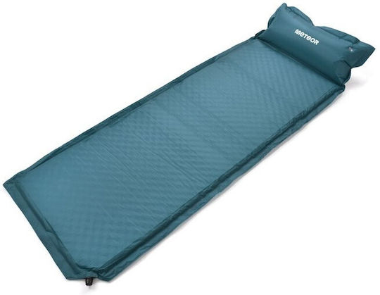 Meteor Self-Inflating Semi-Double Camping Sleeping Mat 200x66cm Thickness 3.8cm Blue