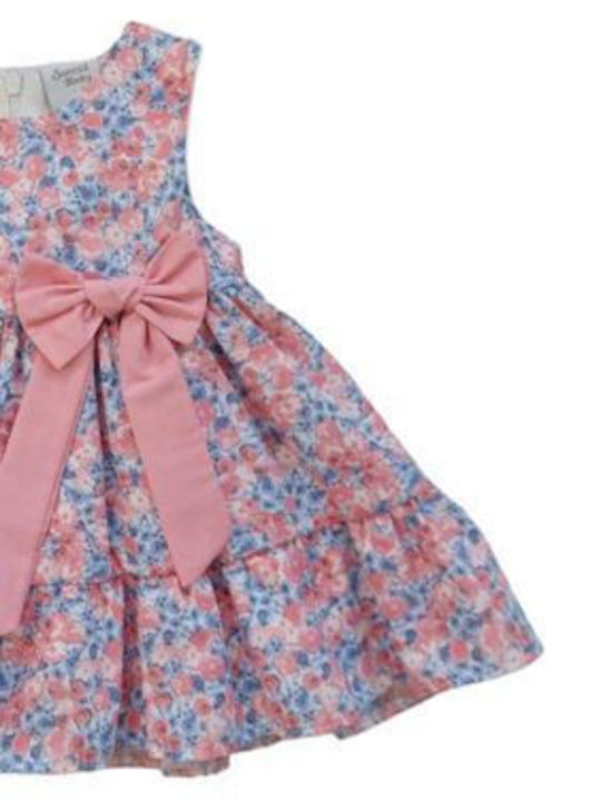 Sweet Baby Rochie pentru Copii Floral Fără mâneci Roz