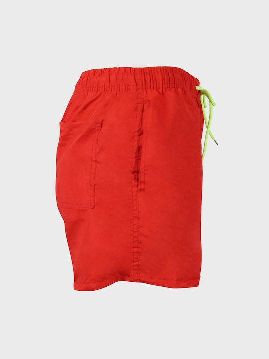 Herren-Badeanzug-Shorts monochrom.Sommerkollektion RED