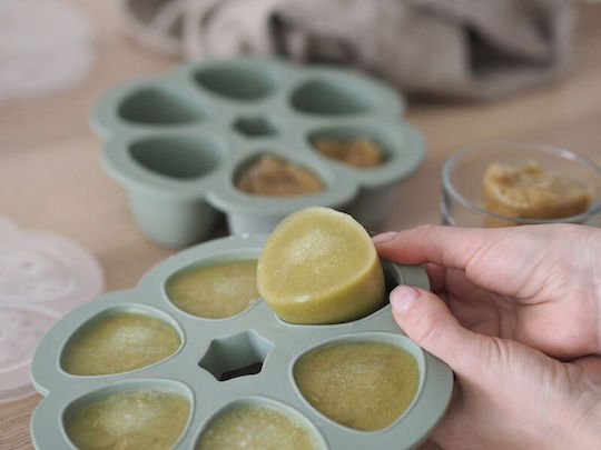 Beaba Kinderessschale aus Silikon Grün
