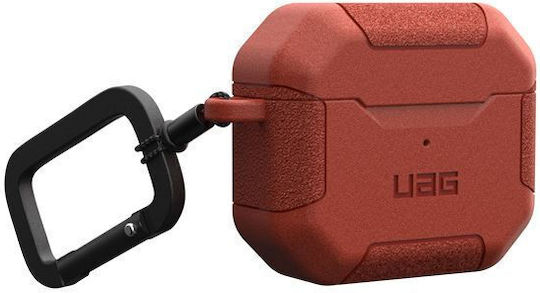 UAG Scout Silicone Case with Keychain Rust for Apple AirPods 3