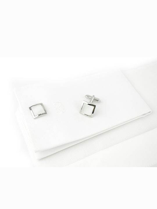 Cufflinks Ascot 61/6560F Ascot White