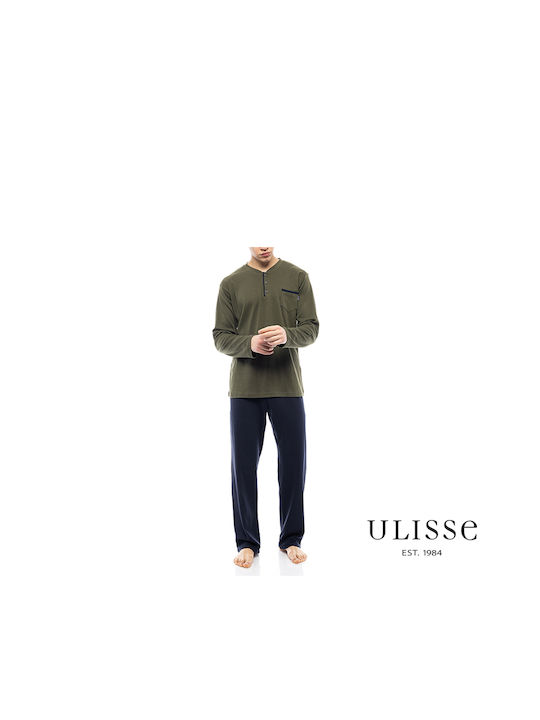 Pajamas Ulisse M111 Olive green Ulisse Olive green-blue