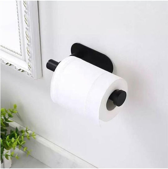 Χαρτοθήκη Επιτοίχια Inox Μαύρη