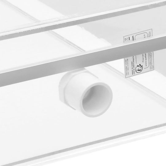 vidaXL Καταρράκτης Πισίνας με LED Φωτισμό 30x25x51εκ. Λευκός