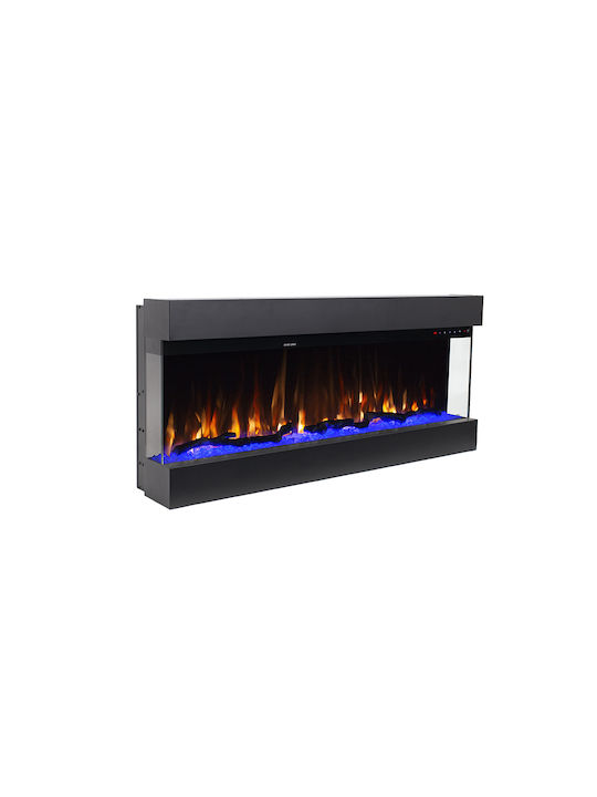 Hitense 43 Wandmontiert Elektrischer Kamin 1600W 110.2x48.4cm Schwarz