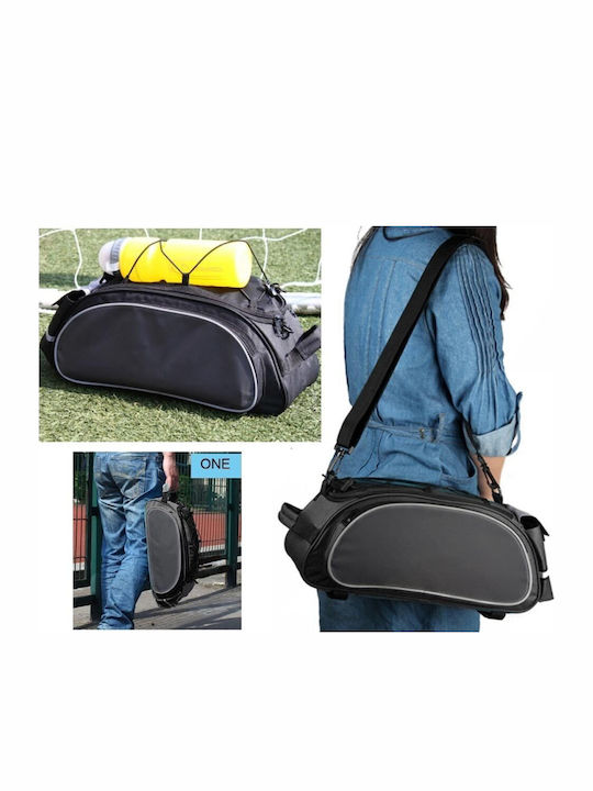 00100279 Gepäckträgertasche 40x16x17 cm Schwarz