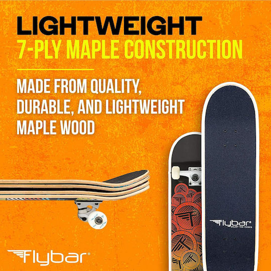 Flybar Kick Board 8" Complete Shortboard Πολύχρωμο