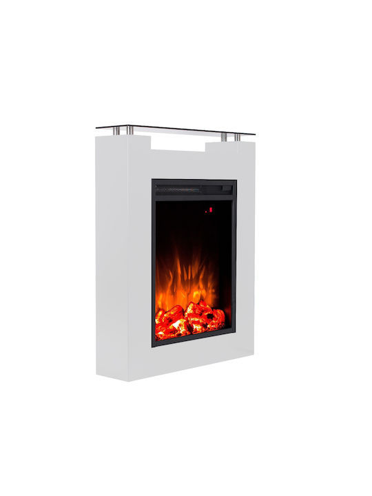 Hitense Los Angeles De podea Șemineu electric 1600W 68x87.5cm Alb