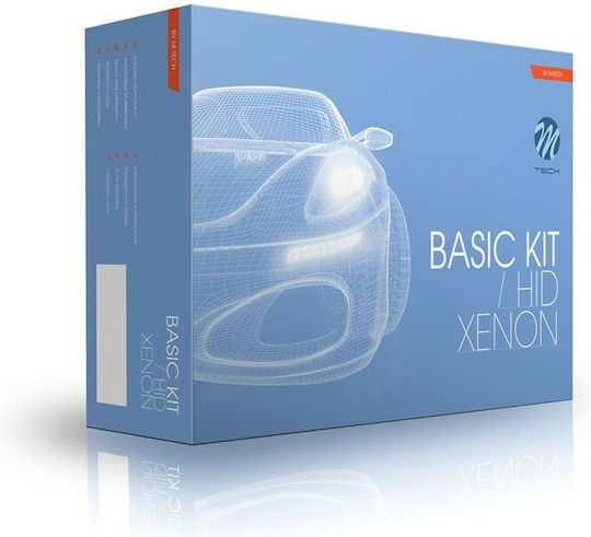 M-Tech Xenon Σετ Φωτισμού Αυτοκινήτου H1 35W 12V 6000K Ψυχρό Λευκό