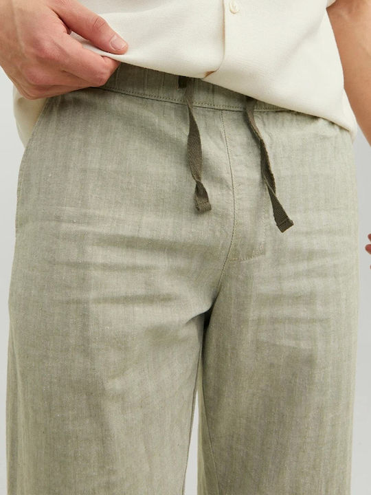 Trousers Elastic Khaki