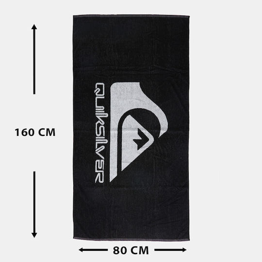 Quiksilver Salty Trims Памучна Черна 160x80см