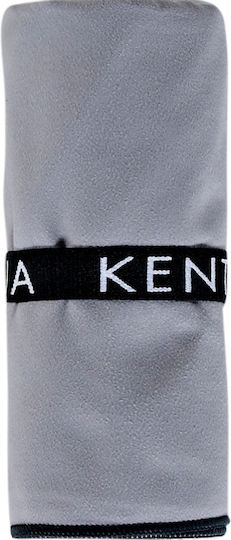 Kentia Active Πετσέτα Microfiber Σώματος 190gr/m² Γκρι 160x80εκ.