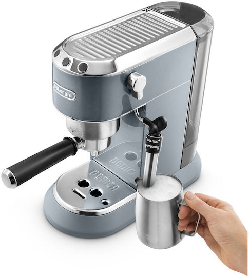 De'Longhi Dedica Αυτόματη Μηχανή Espresso 1300W Πίεσης 15bar Γαλάζια