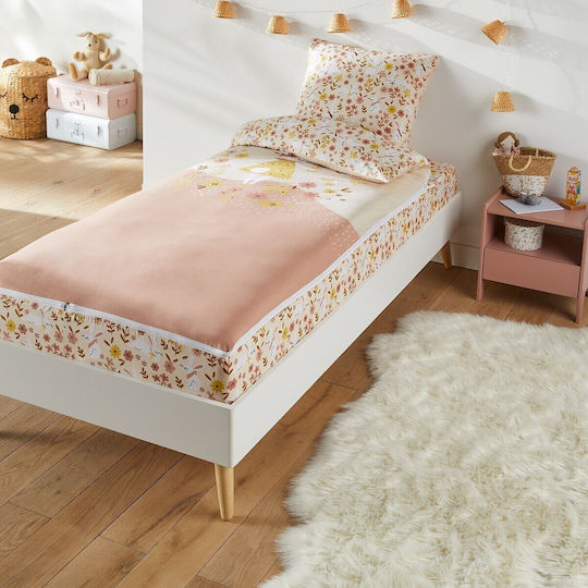 La Redoute Interieurs Set Kinderbettbezug Rosa 90x190cm