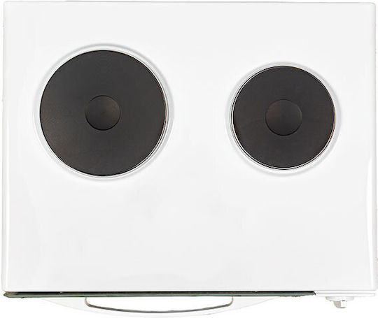 Davoline Star 4008 Ηλεκτρικό Φουρνάκι 38lt με 2 Εστίες White