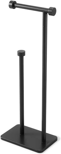 Umbra Cappa Metallic Paper Holder Floor Black