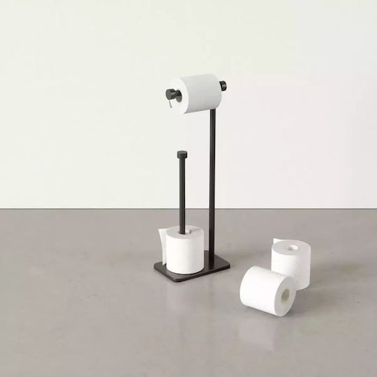Umbra Cappa Metallic Paper Holder Floor Black