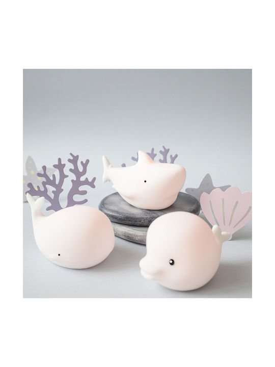 Rabbit & Friends Παιδικό Διακοσμητικό Φωτιστικό Λευκό 3εκ.