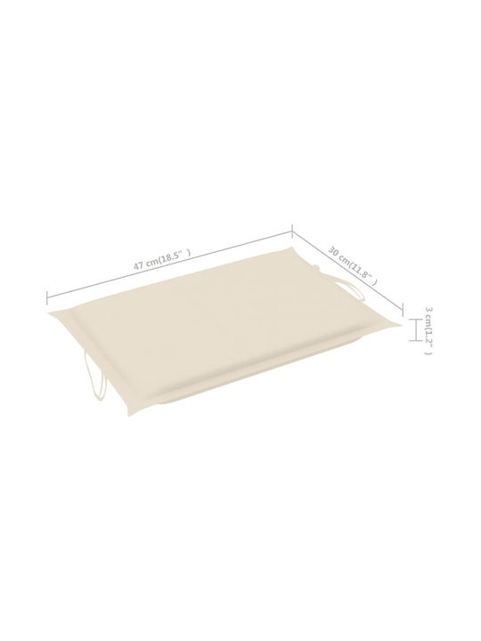 Ξαπλώστρα Ξύλινη με Μαξιλάρι Γκρι 190x60x51εκ.