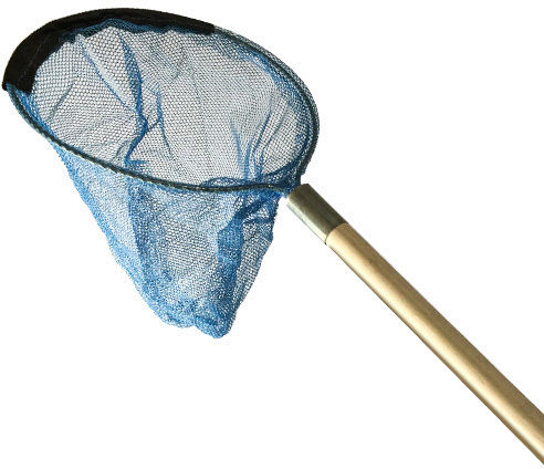 Summertiempo Fischernetz Stabil Durchmesser 24cm x Länge 90cm.