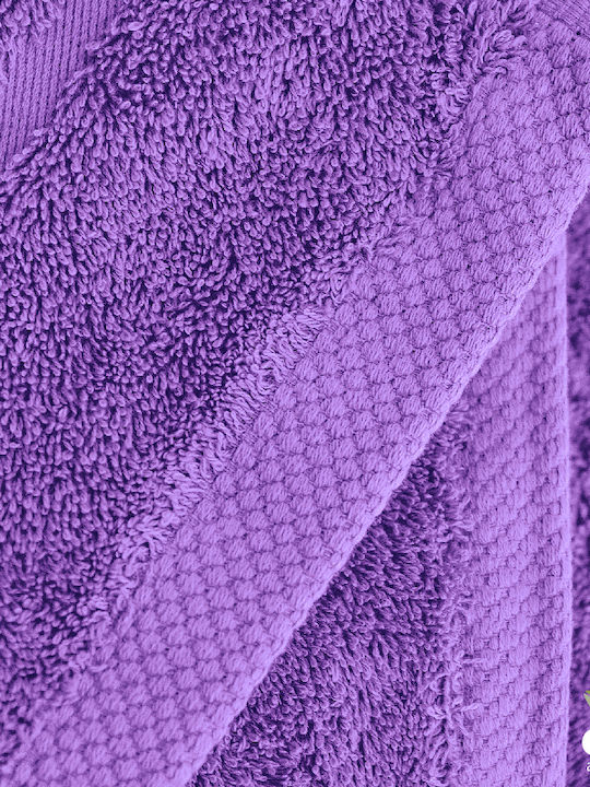 Go Smart Home Bath Towel Cozy Soft 70x140cm. Purple Weight 510gr/m²