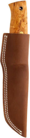 Helle Temagami 14C28N Knife Beige in Leather Sheath