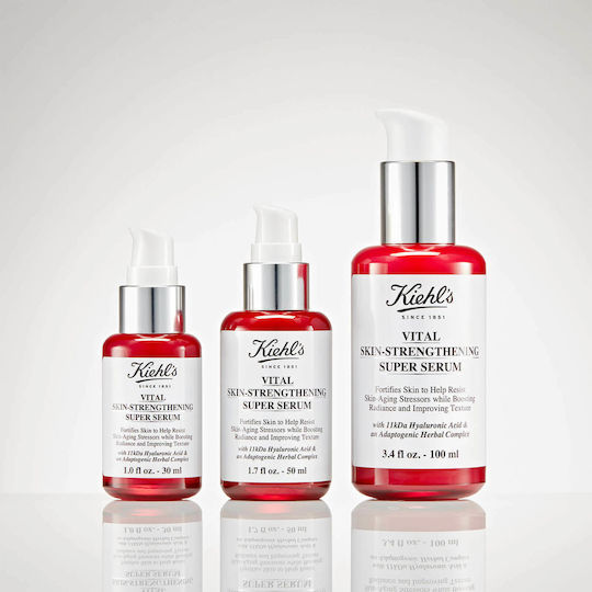 Kiehl's Vital Skin-Strengthening Super Moisturizing & Anti-aging Serum Face with Hyaluronic Acid for Radiance 30ml