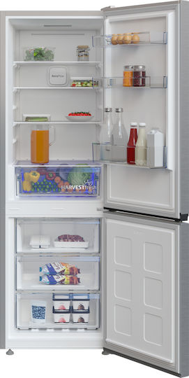 Beko Kühl-Gefrierkombination 301Es NoFrost H179.6xB59.5xT66.5cm. Inox B3RCNA344HXB