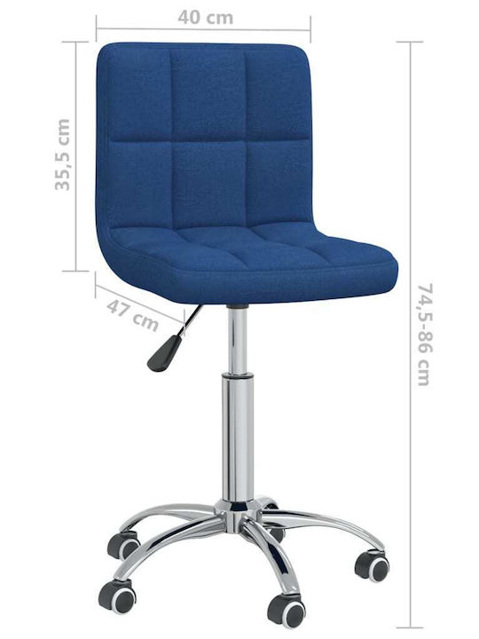vidaXL Office Chair Blue