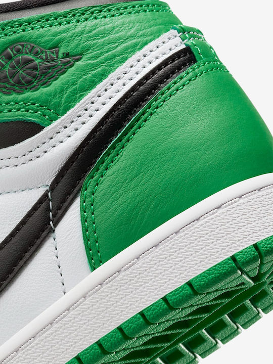 Air  1  1 Retro OG Детски Маратонки High Черно / Бяло / Лъки Грийн