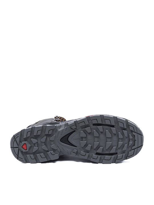 Salomon Quest Element GTX Men's Hiking Waterproof Boots With Gore-Tex Membrane Gray