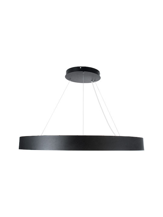 GloboStar Pendant Light Black LED with Warm to Cool White Light 80x80cm