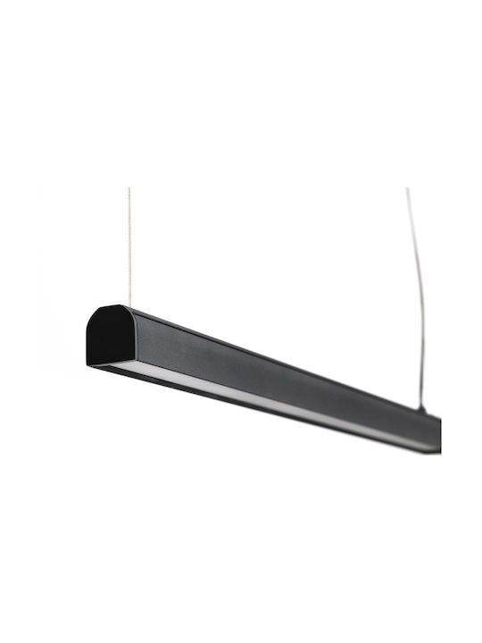 Faro Barcelona Vico Pendant Light LED Rail with Warm White Light Black