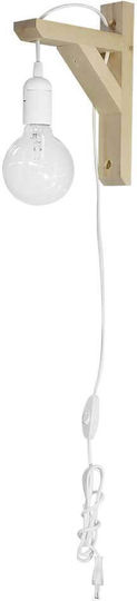 Heronia Lamp Wall Socket White 18x18x25cm Heronia Lamp Wall Socket White 18x18x25cm