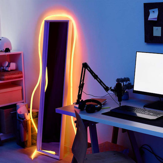 V-TAC LED Strip 12V Orange Light 10m Neon Flex