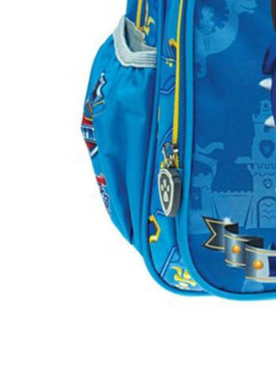 Gim Chase Rescue Knights 2 Schulranzen Rucksack Kindergarten Blau mit Flaschenhalter 12Liter