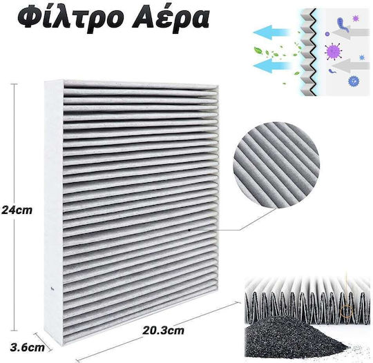 Filtru de carbon pentru dezumidificatoare