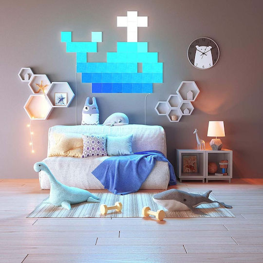 Nanoleaf Умен Декоративен Осветител Canvas Expansion Pack LED RGB 4 бр