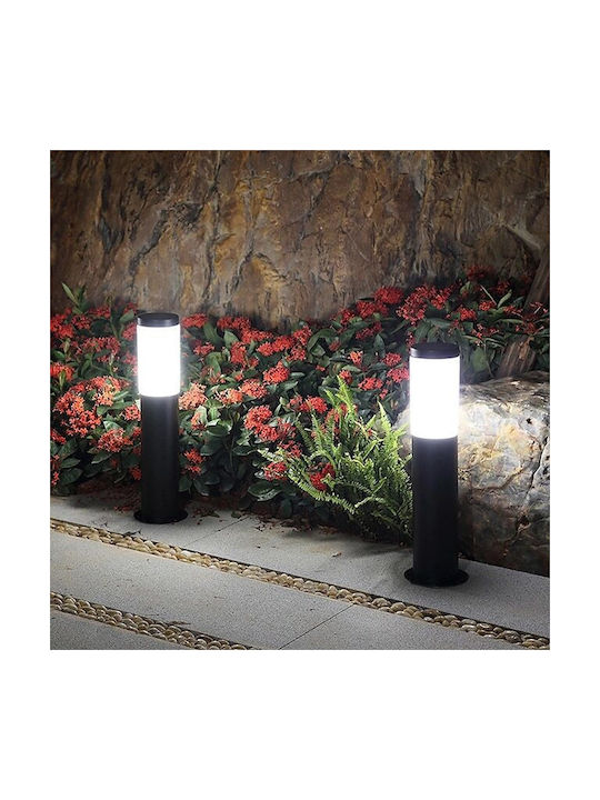 Vivalux Tokyo Outdoor Small Post Floor Lamp IP44 For E27 Bulb Black
