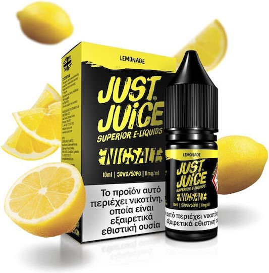 Just Juice Έτοιμο Υγρό Αναπλήρωσης Lemonade 11mg 10ml