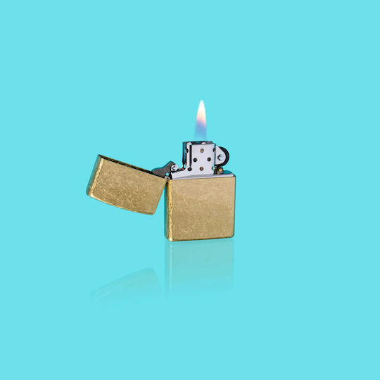 Zippo Lighter Flame Windproof in Gold color